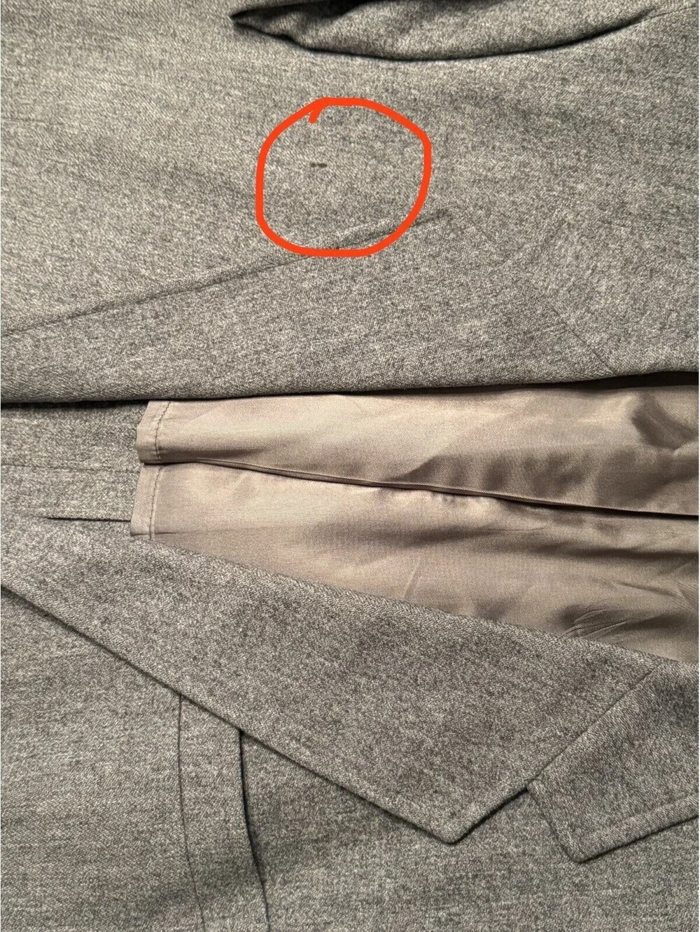 John Weitz Vintage 90s Blazer Mens 42L  Gray Wool Sport Coat Jacket